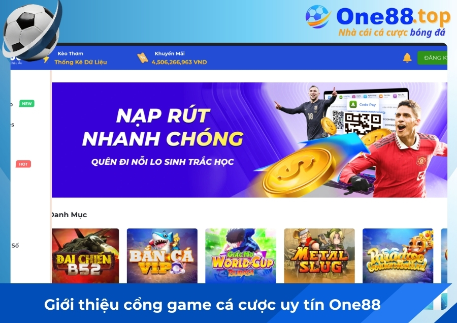 Giới thiệu cổng game cá cược uy tín One88