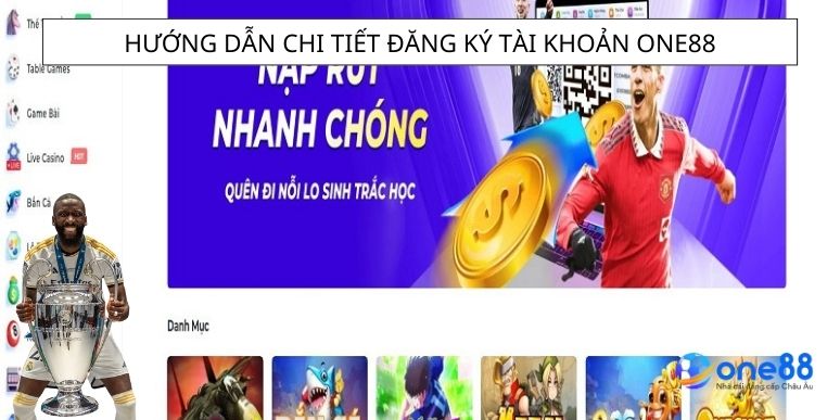 Hướng dẫn chi tiết đăng ký tài khoản One88