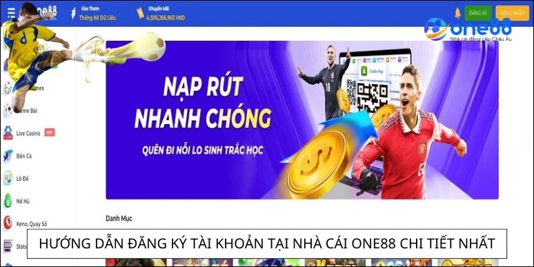 Hướng dẫn đăng ký tài khoản tại nhà cái one88 chi tiết nhất