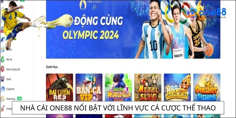 Nhà cái One88 nổi bật với lĩnh vực cá cược thể thao