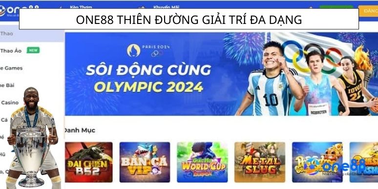 One88 thiên đường giải trí đa dạng